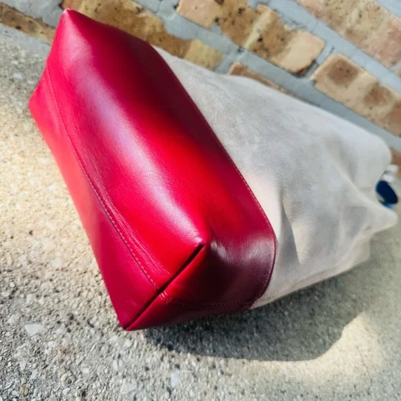 Rag & Bone Walker Convertible Colorblock Leather Tote Bag - Picture 4 of 10